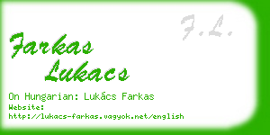 farkas lukacs business card